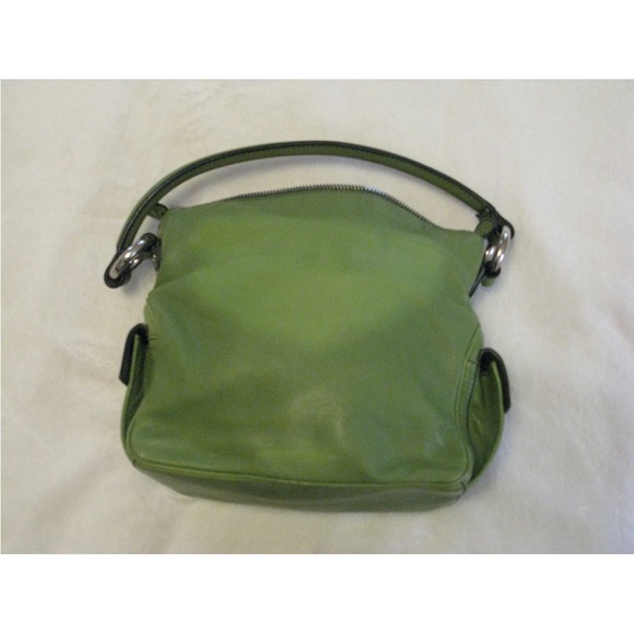 Marc Jacobs Collection 'Blake' Leaf Green & Silver Multi-Pocket Hobo Bag - Picture 7 of 14